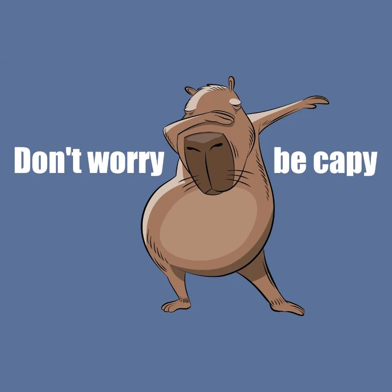 Don't worry be Capy - Capybara dabbing