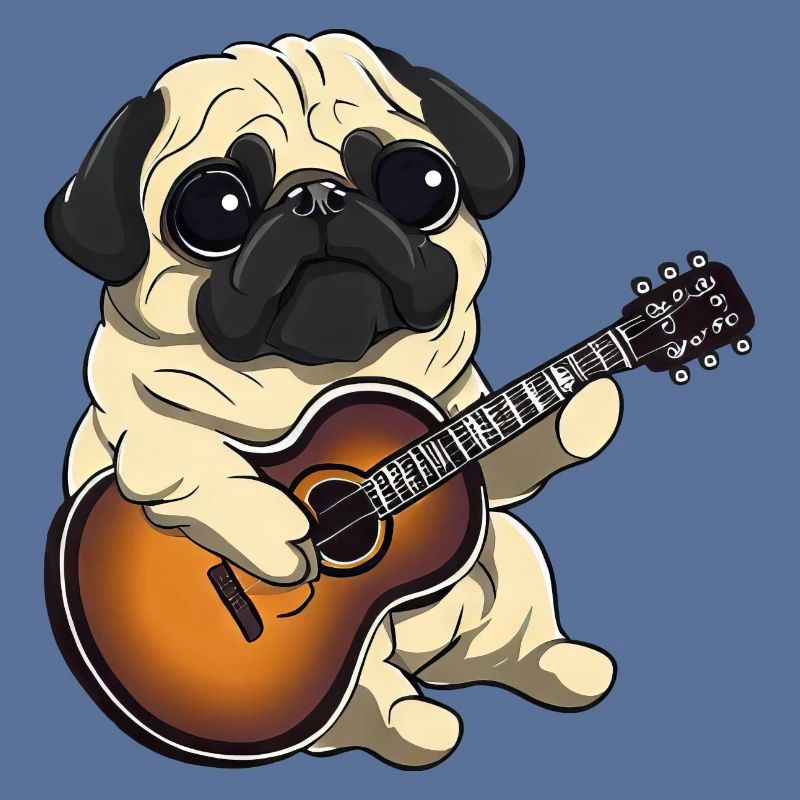 Mops-Gitarrist