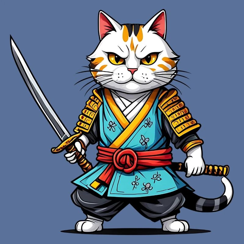 Samurai-Katze