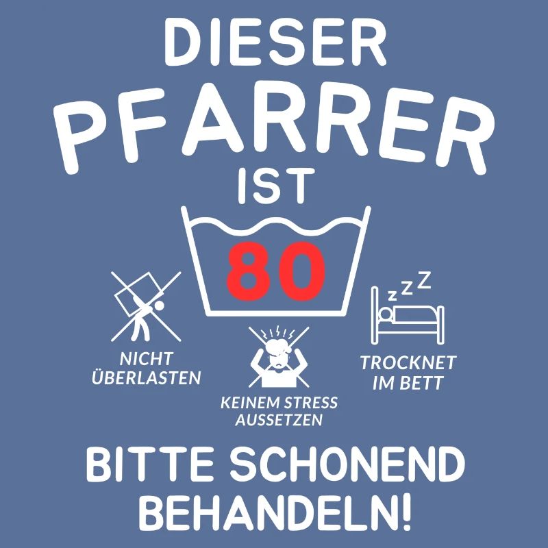 Ce pasteur a 80 ans.