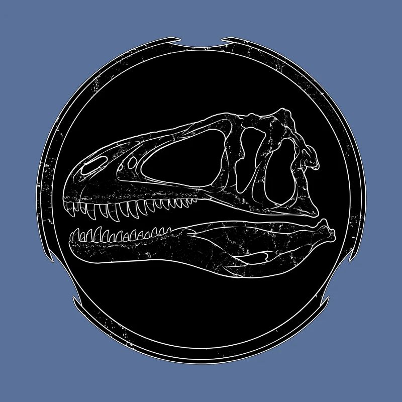 Acrocanthosaurus Fossilschädel