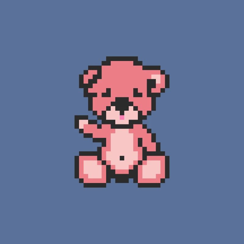 Pixel Bear Candy