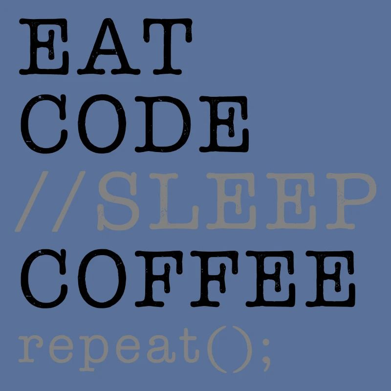 Informatik Python Programmierer essen Code Schlaf