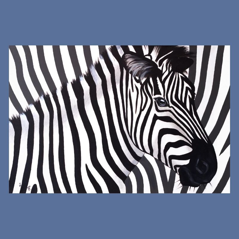 Poster Zebra 90x60 quer