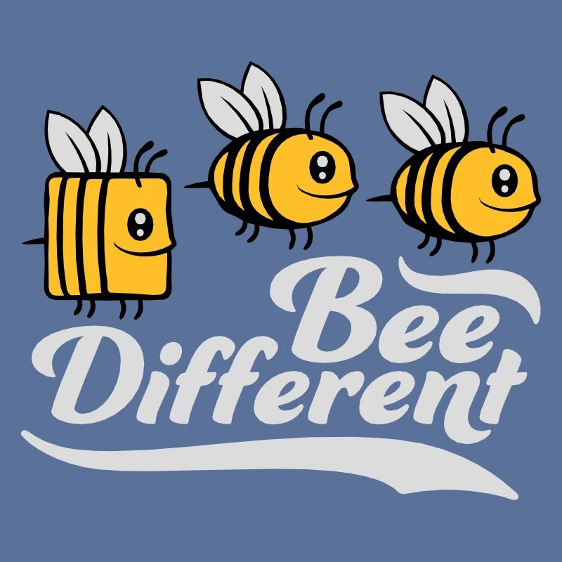 bee different Spruch Zitat