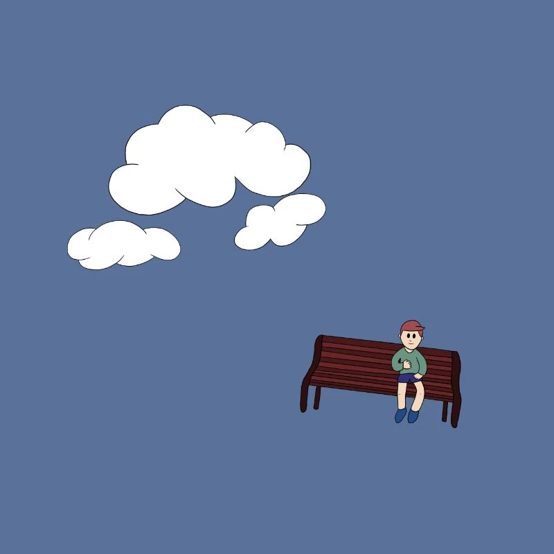 Musing sur un banc