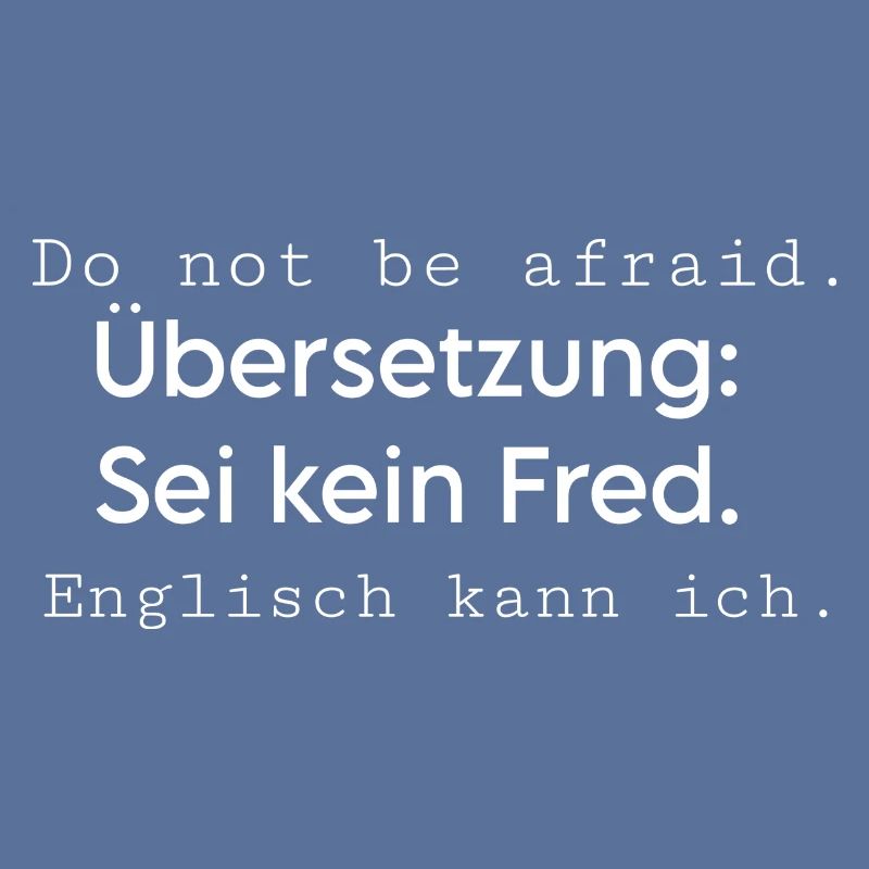 Do not be afraid