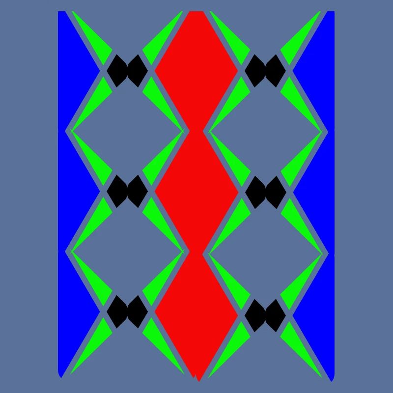 Design unique multicolore