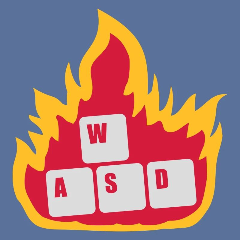 Nerd Computer WASD Clavier