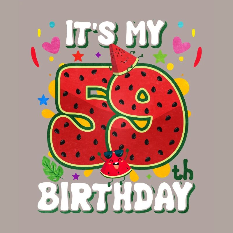 59e anniversaire Pastèque