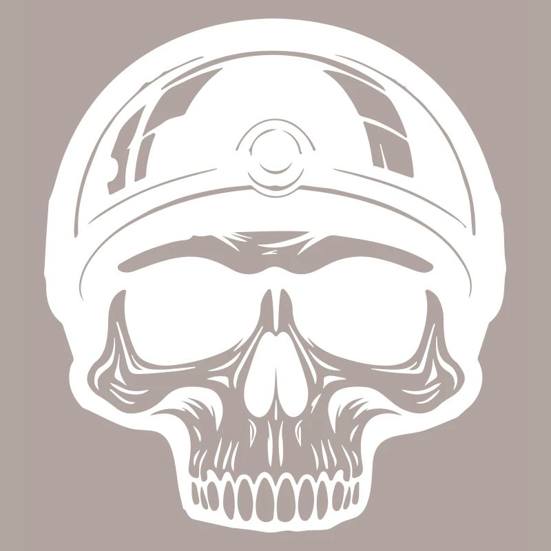 Skelett Biker