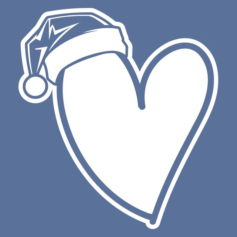 Herz Weihnachtsmütze