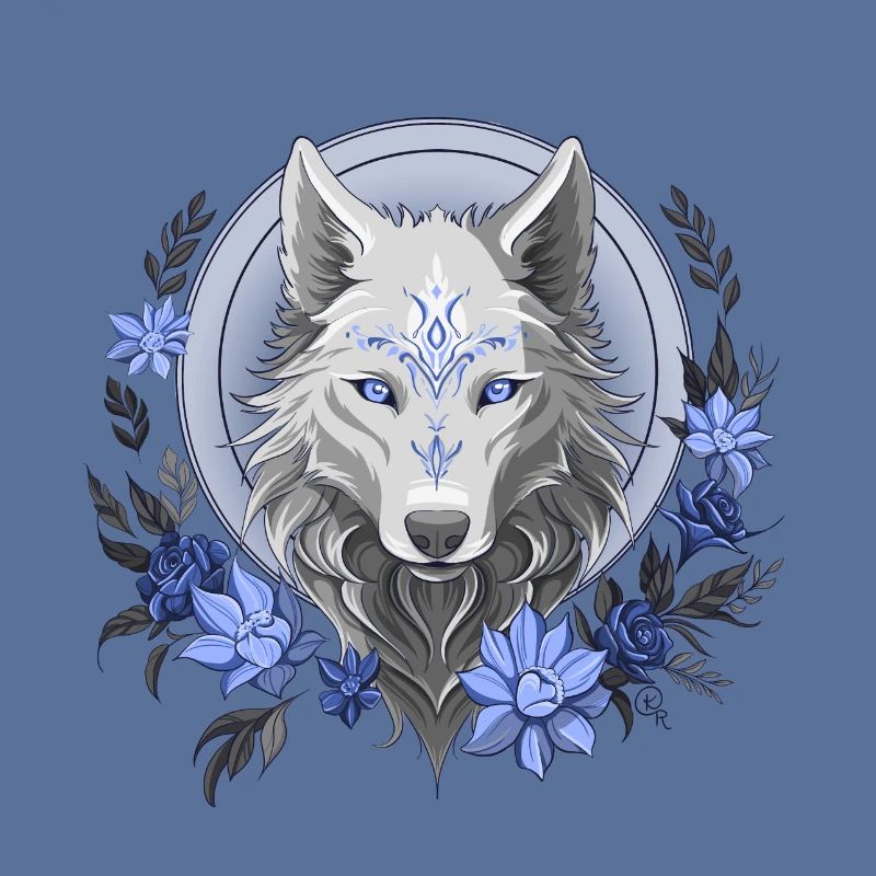 Blumiger Wolf