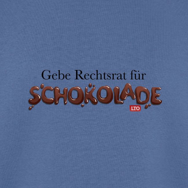 Gebe Rechtsrat für Schokolade