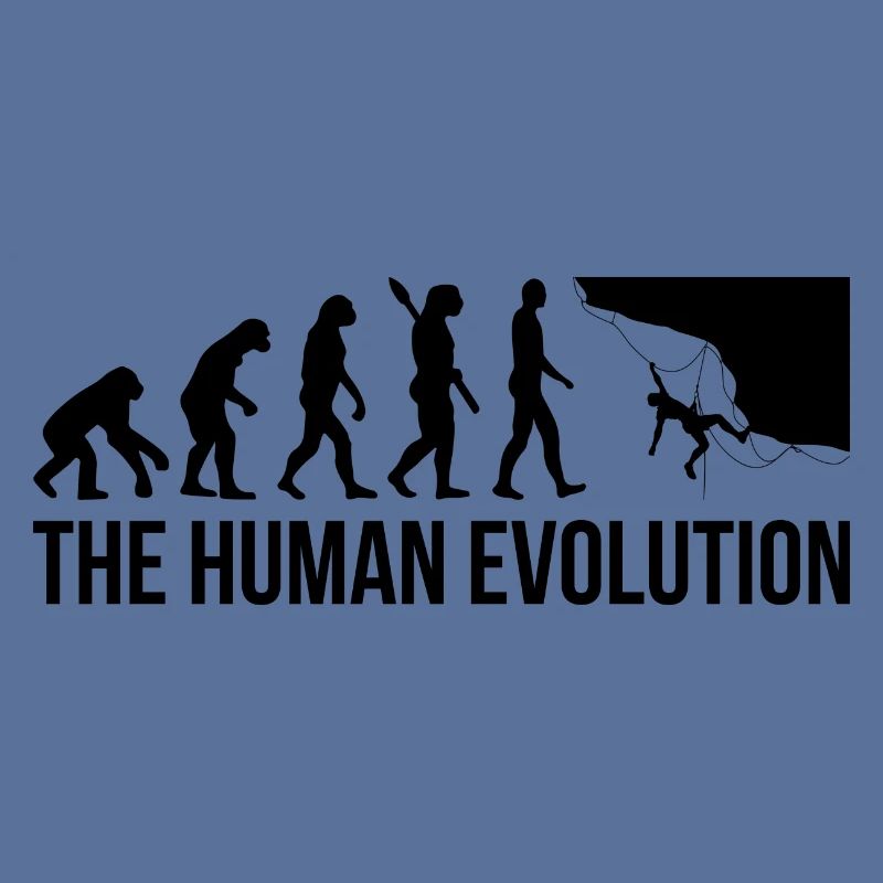 Evolution Graphic Climbing Climber Bouldering Boul
