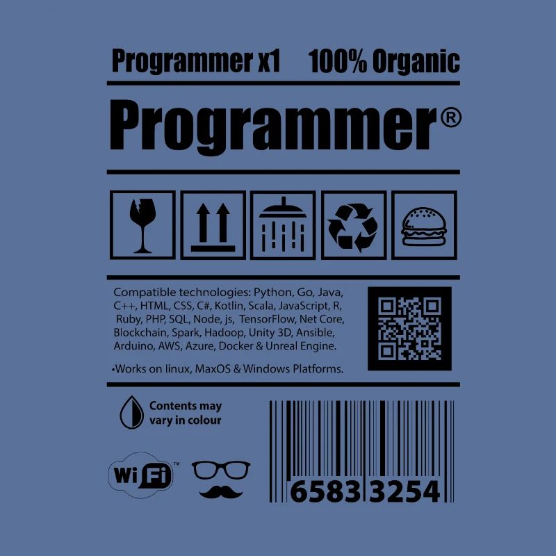 Coder programmer caffeine developer gift