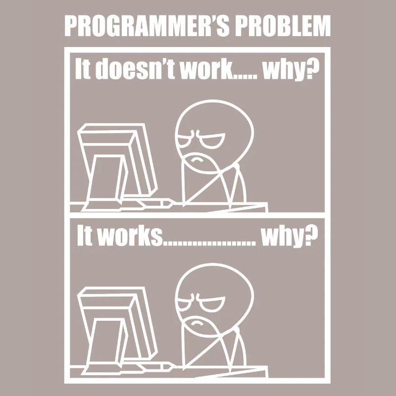Programmierer Informatiker Meme Lustiges Cartoon I