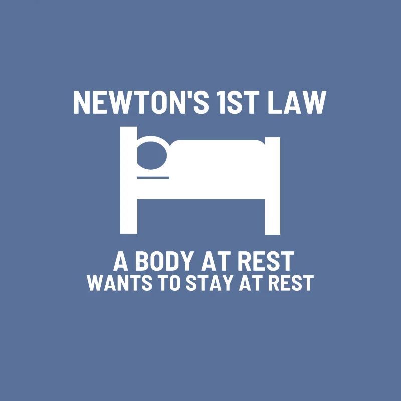 Newtons erstes physikalisches Gesetz Arzt oder Wis
