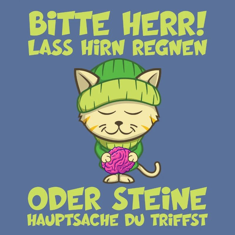 Herr Lass Hirn Regnen Oder Steine Lustige Sprüche