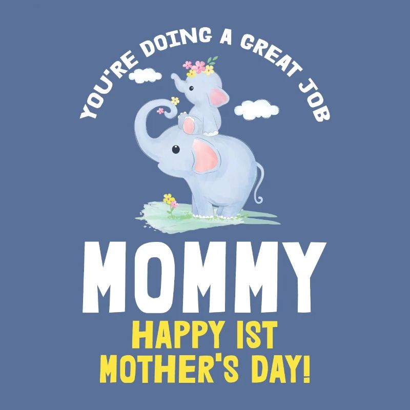 Muttertag Mutter Mummy Erster Elefant Geschenk