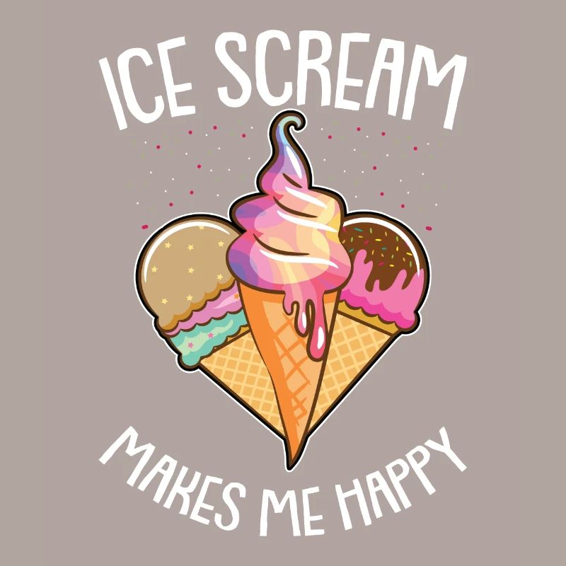Eiskrem Eis Eiscreme Sommer Spruch Geschenk