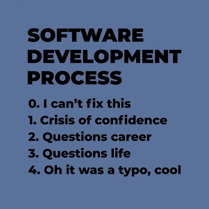 Software Development Process Programmer Coder Nerd