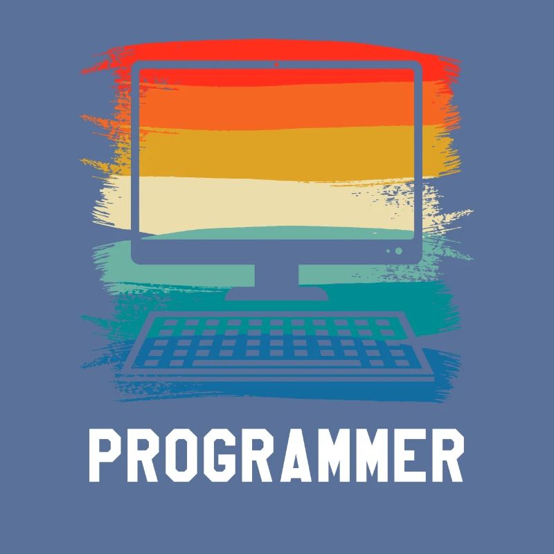Rétro Vintage Programmeur Programmation Informatique