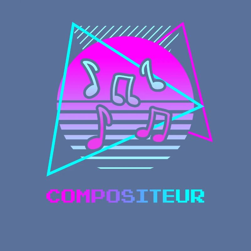 Retro Compositeur Composition Musicale