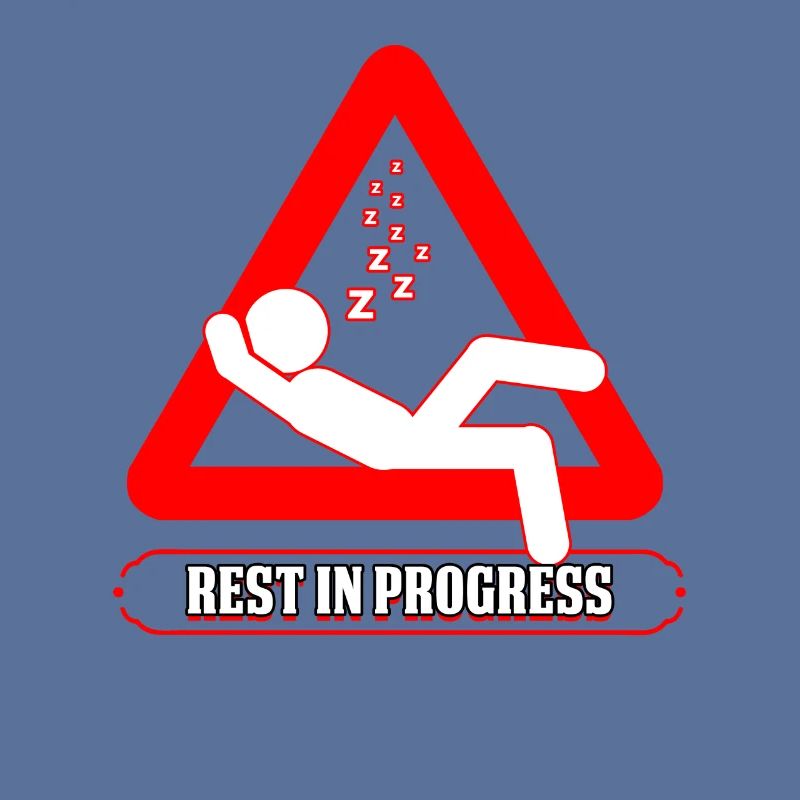 Schlafkopf Humor Rest in Progress Spaß Nickerchen Geschenk