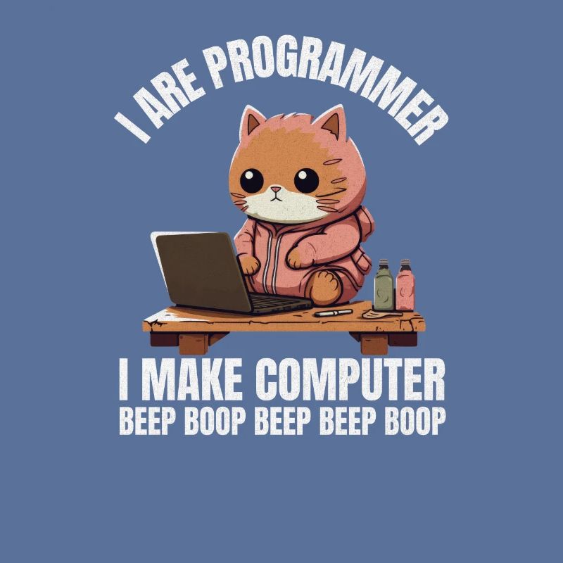 Ich bin Programmierer. Ich mache Computer Beep