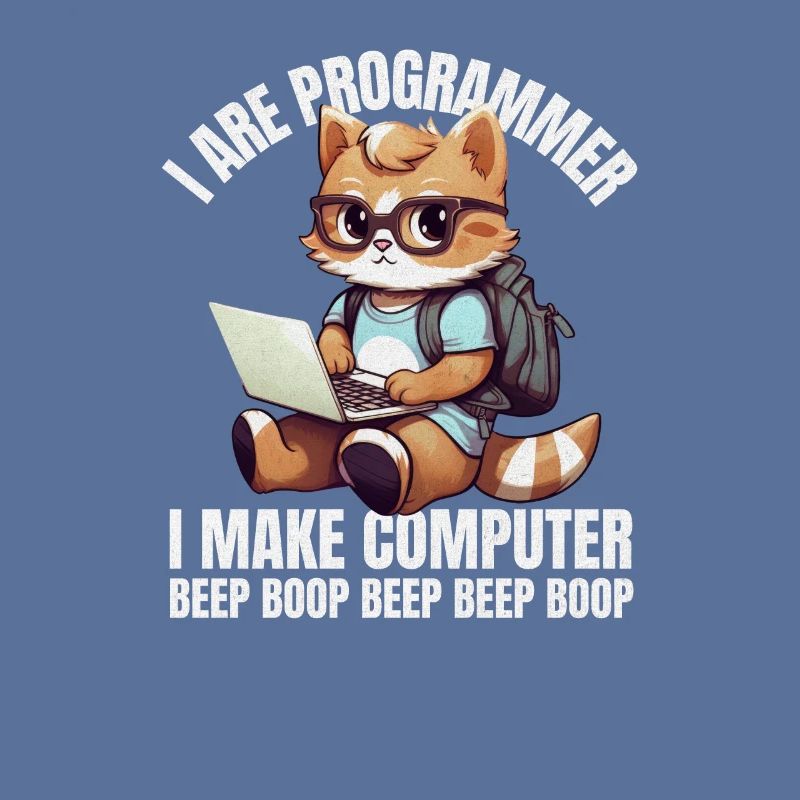 Ich bin Programmierer. Ich mache Computer Beep