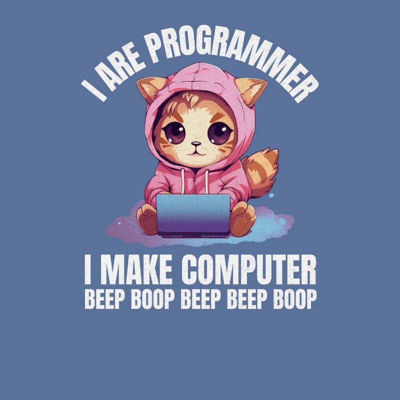 Ich bin Programmierer. Ich mache Computer Beep
