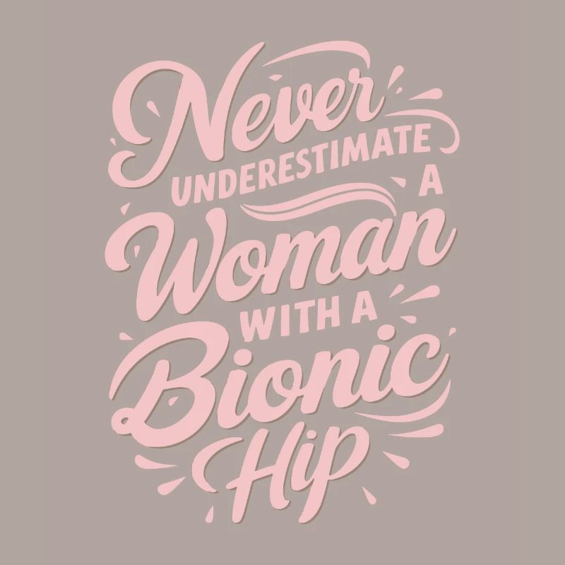 Woman Bionic Hip Replacement Surgery Joint