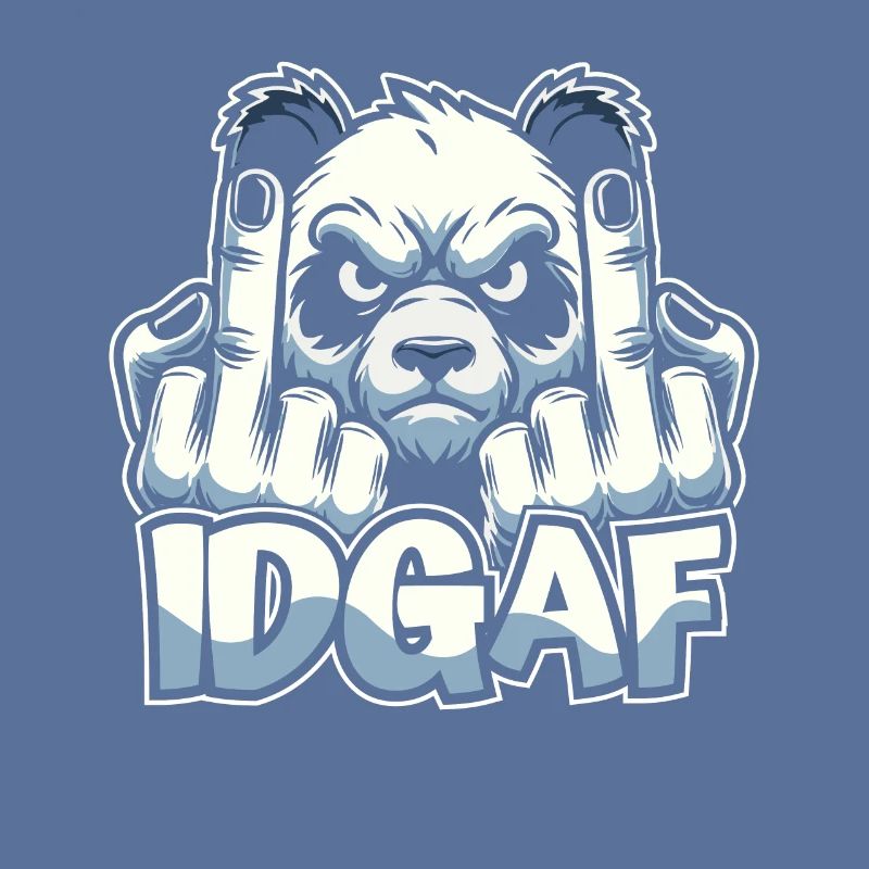 Panda géant Panda Ours Idgaf