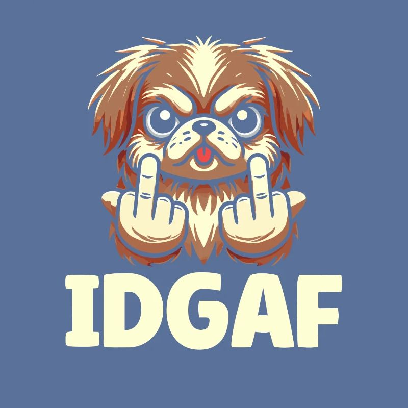 Pekingese Idgaf