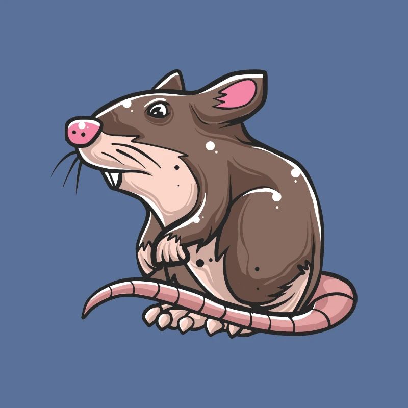 Braune Ratte