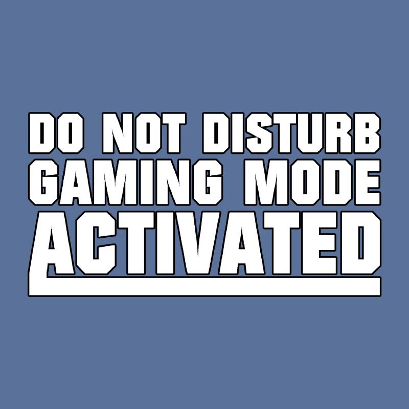 Do not disturb gaming mode activated