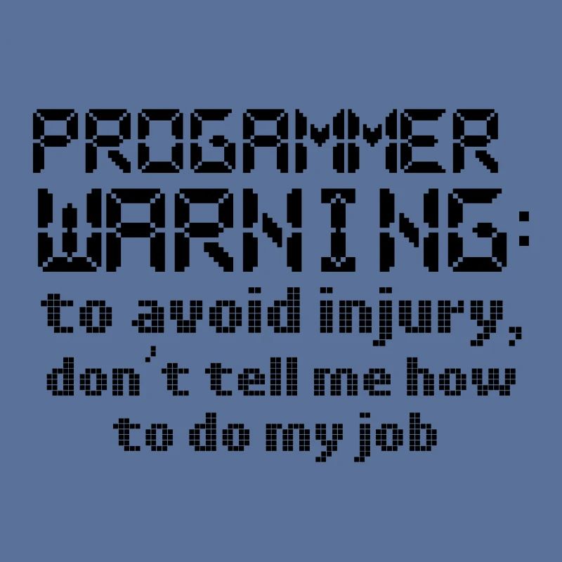 La programmation informatique évite les blessures Ne me le dites pas