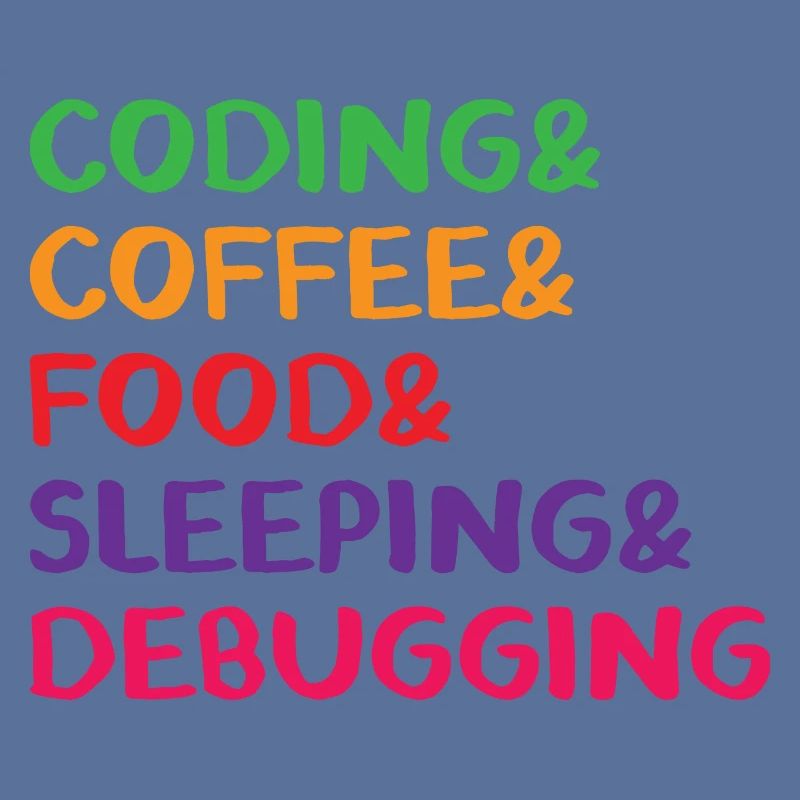 Coding Coffee Food Sleeping Debbuging Programmer C