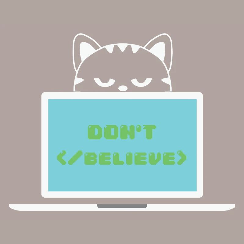 Ne croyez pas le chat programmeur