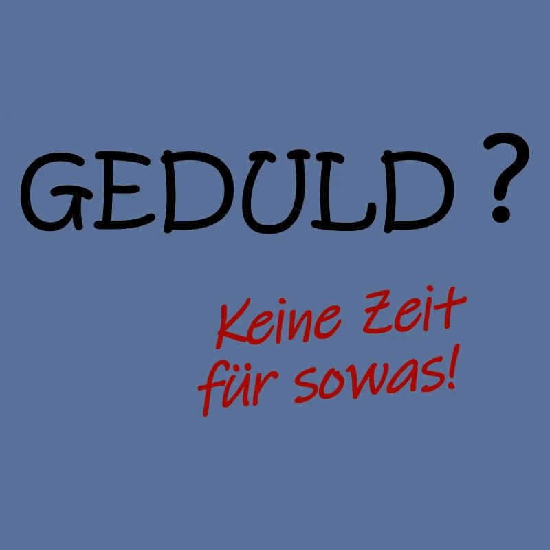geduld schwarz