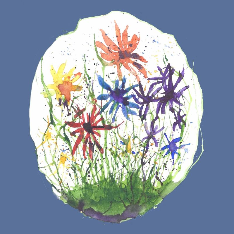 Blumen akvarell