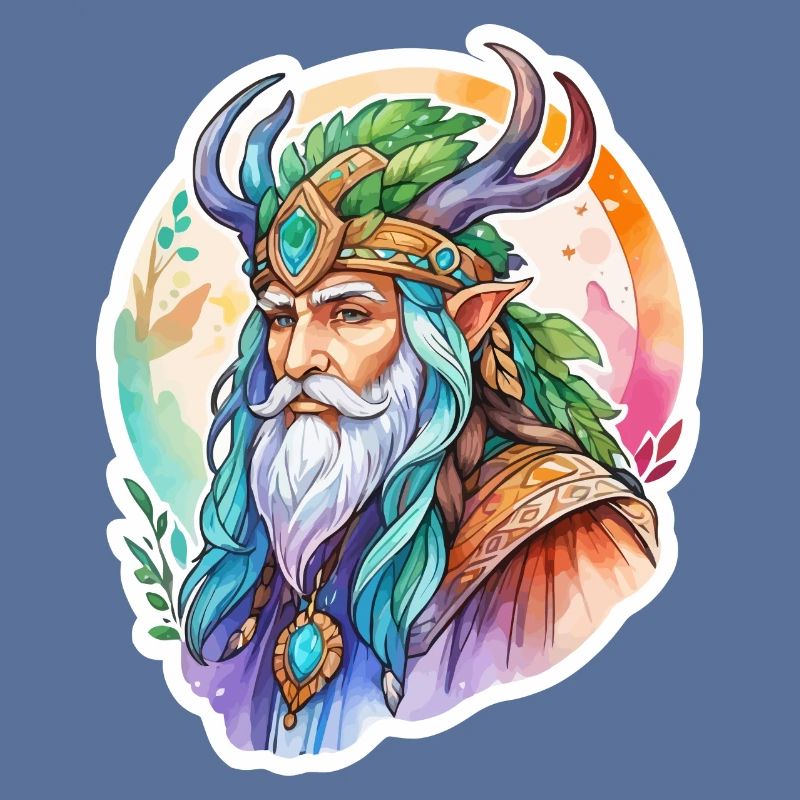 Druide Wasserfarben