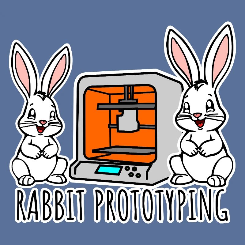 Rabbit Prototyping - Printing rabbits with 3D printer