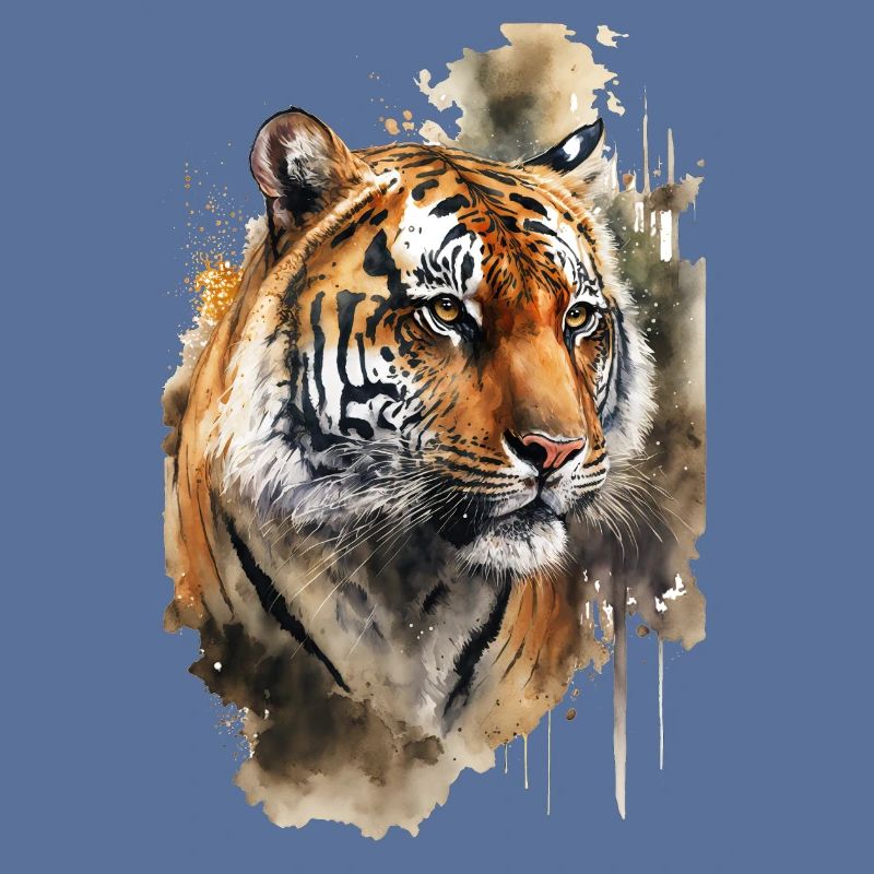 Tiger Aquarell