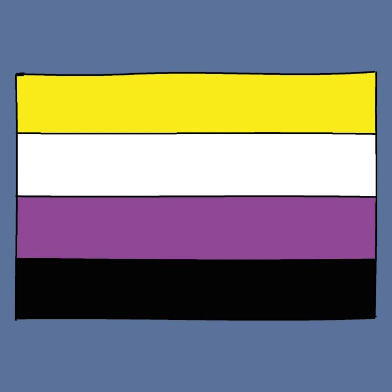 Nonbinary Flagge