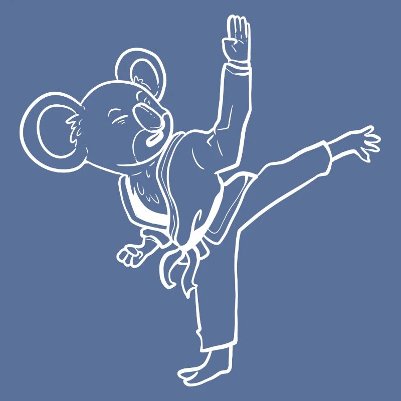 Koala Bear Karate Karate Instructor Geschenk