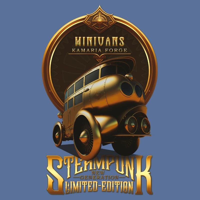 STEAMPUNK OLDTIMER OLDTIMER RETRO MINIVANS