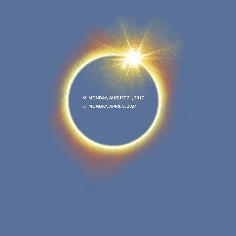 Total Solar Eclipse Checklist Twice In Lifetime