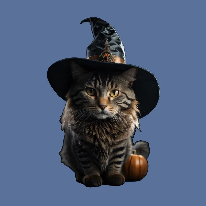 Hexenkatze Halloween